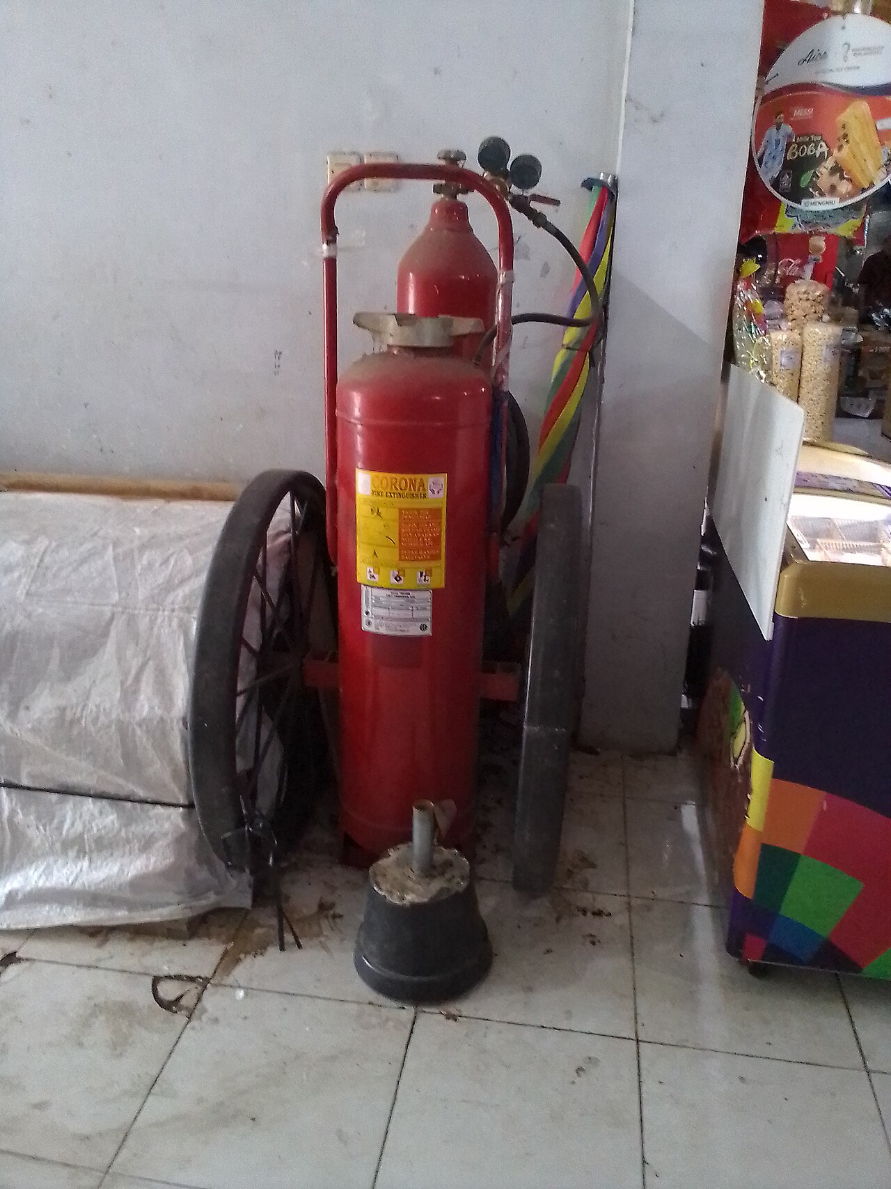 Operasi pemadaman kebakaran telagabiru